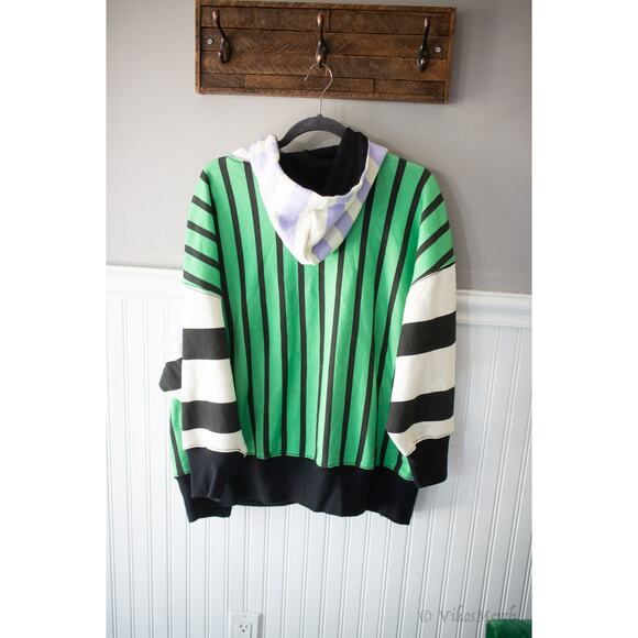 Free People Sprint To The Finish Printed Hoodie XS NEW FLAW - Picture 4 of 6